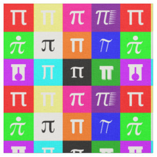 Colorblock Happy Pi Day wiskunde Geometrie Wetensc Stof