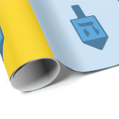 colorblock hebrew hanukkah cadeaupapier (Rol Hoek)