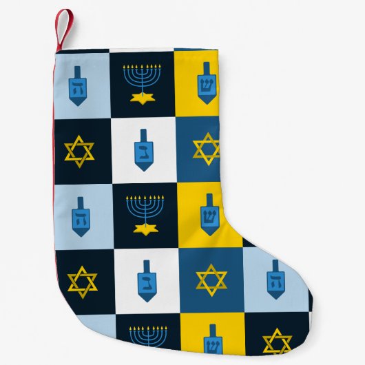 colorblock hebrew hanukkah kleine kerstsok (Voorkant)