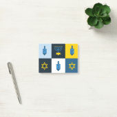 colorblock hebrew hanukkah post-it® notes (Kantoor)
