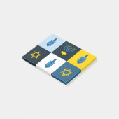 colorblock hebrew hanukkah post-it® notes (Schuin)