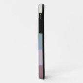 Colorblock horizontale strepen Monogram Case-Mate iPhone Case (Achterkant/links)