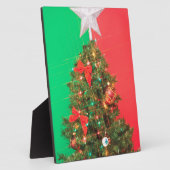 colorblock kerstboom fotoplaat (Zijkant)