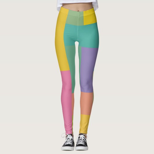 Colorblock Leggings (Voorkant)