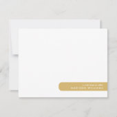 Colorblock Modern minimalistisch stijlvol Notitiekaartje (Voorkant)