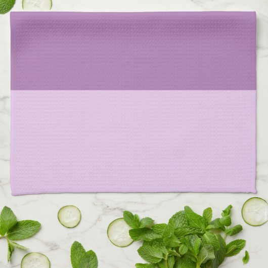 Colorblock Paarse horizontale streep Theedoek (Gevouwen)