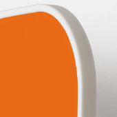 Colorblock Roze en Sinaasappel | Modern Monogram Pickleball Paddle (Links Detail)