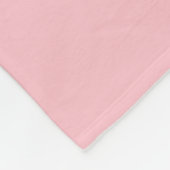 ColorBlock Roze Horizontale Streep Fleece Deken (Hoek)