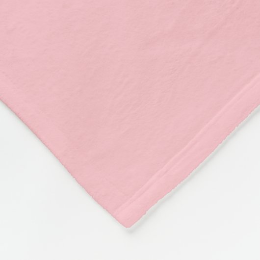 ColorBlock Roze Horizontale Streep Fleece Deken (Hoek)