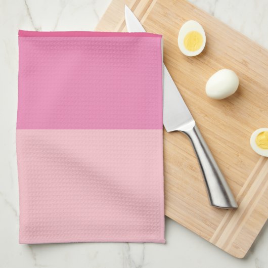 ColorBlock Roze Horizontale Streep Theedoek (Quarter Fold)