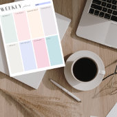 ColorBlock Weekplanner Notitieblok