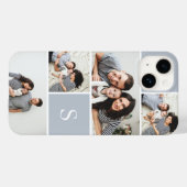 Colorblokfoto Collage & Monogram Case-Mate iPhone Case (Achterkant (horizontaal))