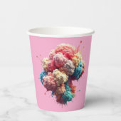 Colorbomb explosie papieren beker! bekers (Achterkant)
