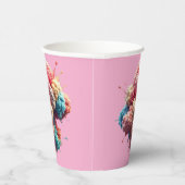 Colorbomb explosie papieren beker! bekers (Rechts)
