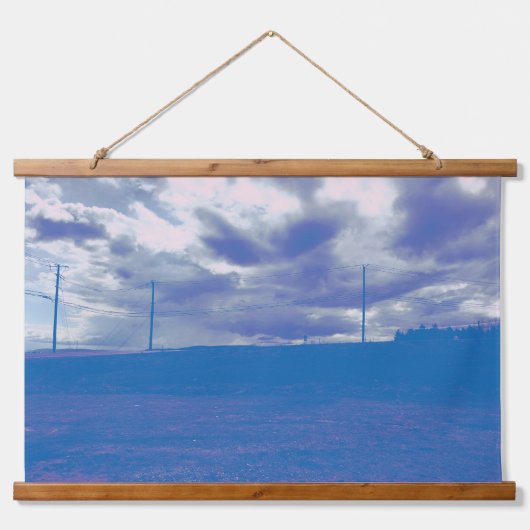 Colorburn Nuage Hangend Wandkleed (Voorkant)