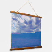 Colorburn Nuage Hangend Wandkleed (Gebogen)