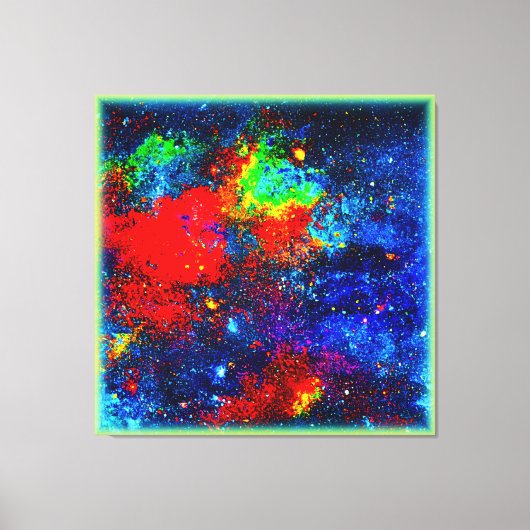 Colorburst Cosmos. Bestel nu Canvas Afdruk (Voorkant)