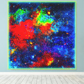 Colorburst Cosmos. Bestel nu Canvas Afdruk (Insitu (Houten vloer))