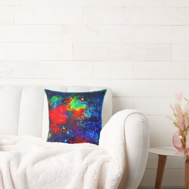 Colorburst Cosmos. Bestel nu Kussen (Bank)