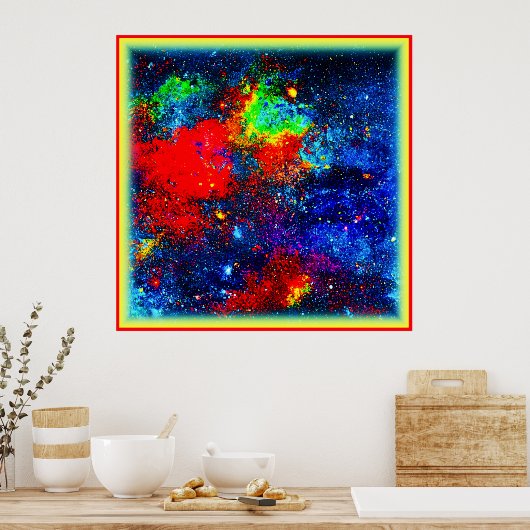Colorburst Cosmos. Bestel nu Poster (Keuken)