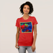 Colorburst Cosmos. Bestel nu T-shirt (Voorkant volledig)