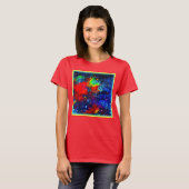 Colorburst Cosmos. Bestel nu T-shirt (Voorkant volledig)