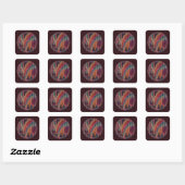 Colorburst Dome Sticker #00001 – Aanpasbaar (Vel)