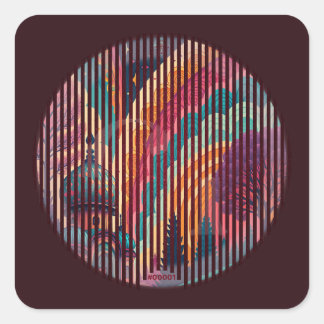 Colorburst Dome Sticker #00001 – Aanpasbaar