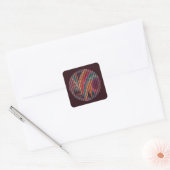 Colorburst Dome Sticker #00001 – Aanpasbaar (Envelop)