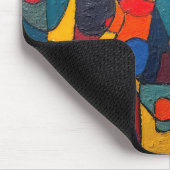 Colorcube 1 Kleurrijk kubisme Muismat (Hoek)