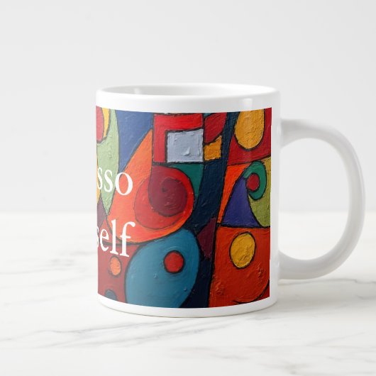 Colorcube 1 Kleurrijke kubisme Specialiteit Mok (Rechts)