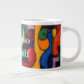 Colorcube 2 Kleurrijke kubisme Specialiteit Mok (Rechts)