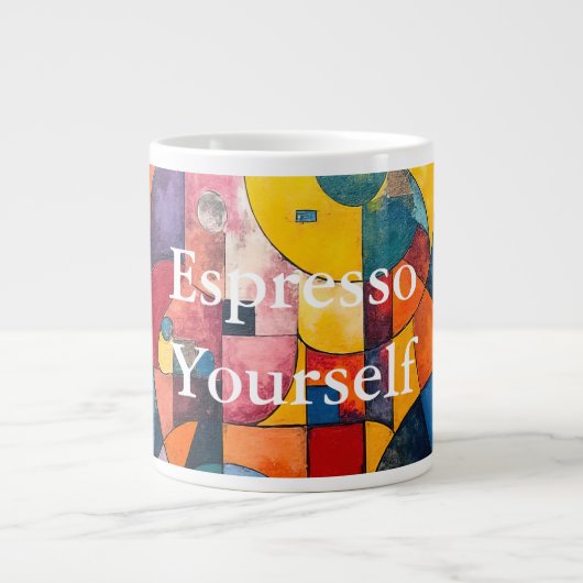 Colorcube 3 Kleurrijke kubisme Specialiteit Mok (Voorkant)