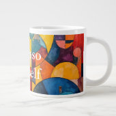 Colorcube 3 Kleurrijke kubisme Specialiteit Mok (Rechts)