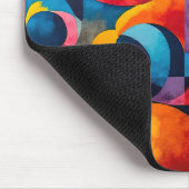 Colorcube 6 Kleurrijk kubisme Muismat (Hoek)