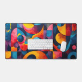 Colorcube 6 kleurrijke kubisme bureau mat (Keyboard & Muis)