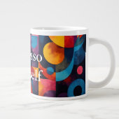 Colorcube 6 Kleurrijke kubisme Specialiteit Mok (Rechts)