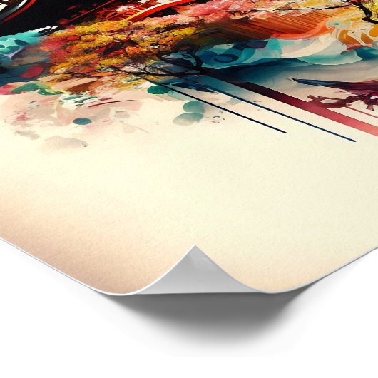 Coloré-tempel Poster (Hoek)