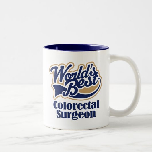 Colorectal Surgeon Gift Tweekleurige Koffiemok (Rechts)
