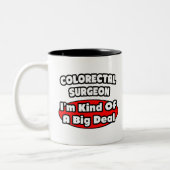 Colorectale chirurg...big deal tweekleurige koffiemok (Links)