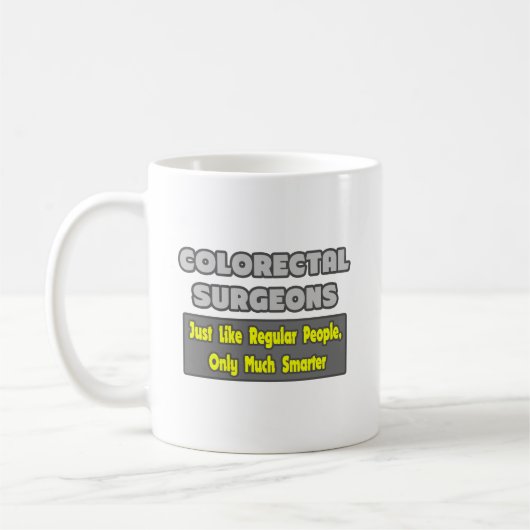 Colorectale chirurgen ... slimmer koffiemok (Links)