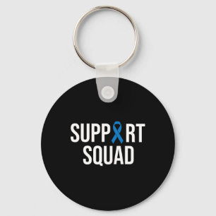 Colorectale kanker Colon Cancer Blue Ribbon Sleutelhanger