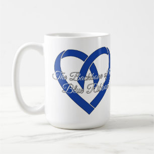Colorectale Kanker Ruggengraat Hart Blauw Bewustzi Koffiemok