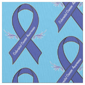 Colorectale kankerbewustmaking lint met ringen stof (Close Up)
