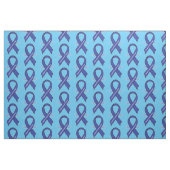 Colorectale kankerbewustmaking lint met ringen stof (Fat Quarter)