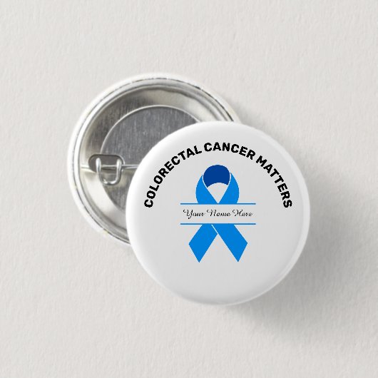 Colorectale kankerbewustzijnsButton Ronde Button 3,2 Cm (Voorkant /achterkant)