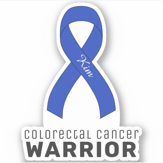Colorectale kankervinylSticker Sticker (Voorkant)