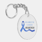 Colorectale kankervoorlichting sleutelhanger (Voorkant Links)