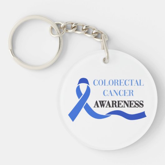 Colorectale kankervoorlichting sleutelhanger (Voorkant)