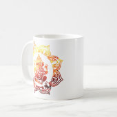 Colored 13 Meditation Koffiemok (Voorkant links)